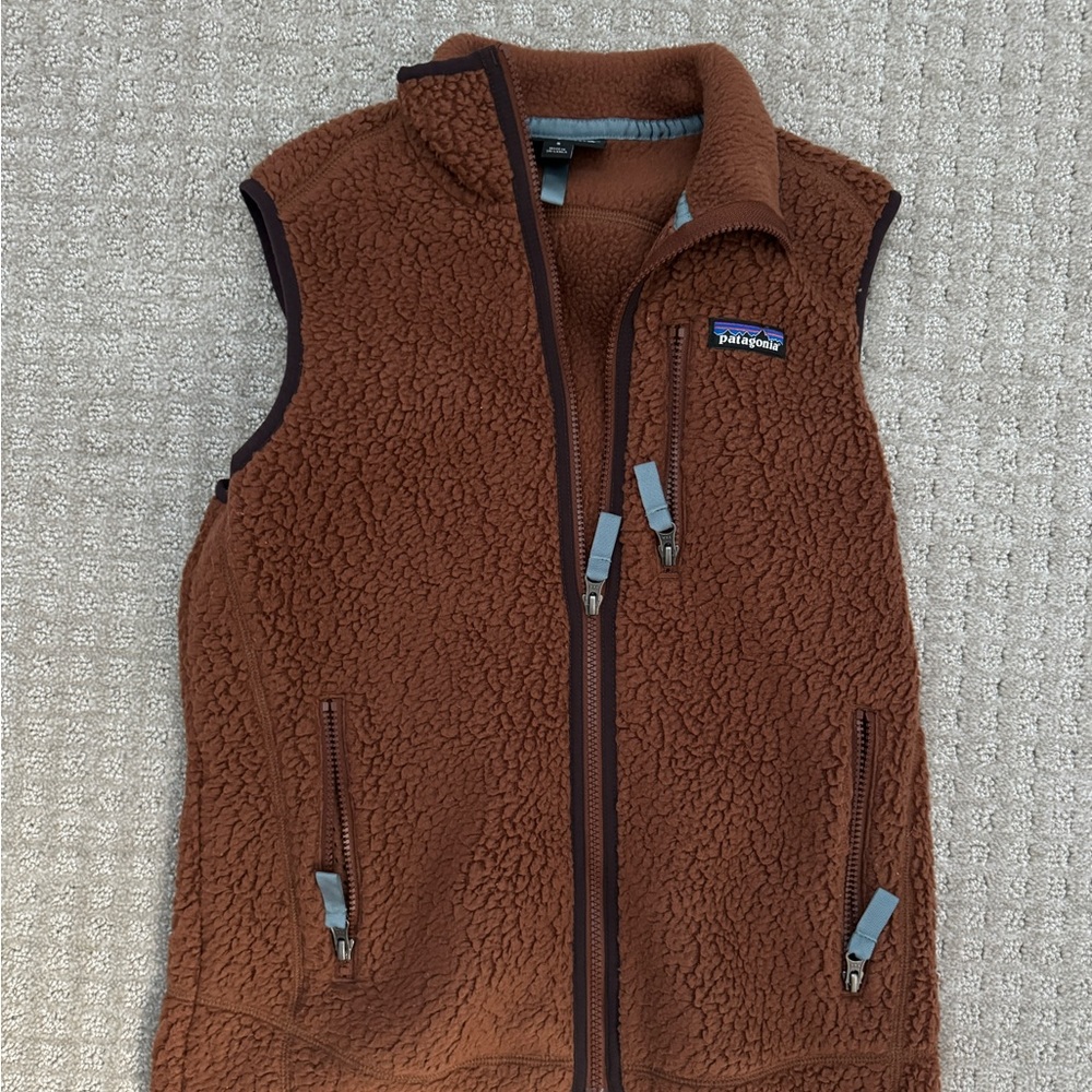 Patagonia Retro Pile Fleece Vest Beech Brown